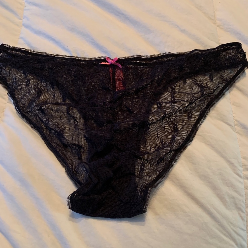 Betsey Johnson Tanga Bottoms NWOT Size L